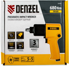 Пневмогайковерт ударный Denzel IW680 - Фото 5