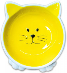 Миска для кошек керамическая «Мордочка» - Фото 1