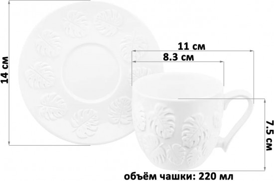 Чайная пара «Тропики»