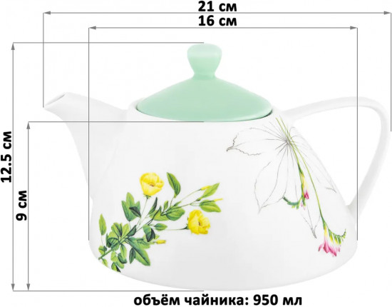 Чайник заварочный «Ботанический атлас»