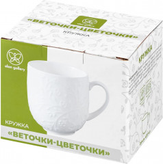 Кружка «Веточки-цветочки» - Фото 5
