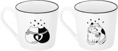 Набор кружек «Влюбленные котики» - Фото 3