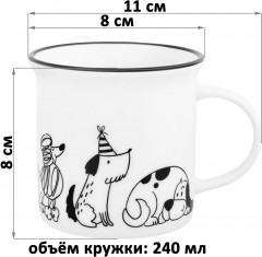 Кружка «Праздник у собак» - Фото 1