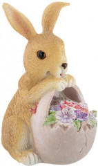Фигурка декоративная «Кролик с корзиной цветов» - Фото 6