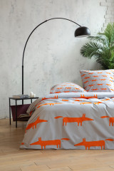 Комплект постельного белья «Smart Fox Gray» - Фото 1