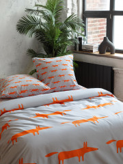Комплект постельного белья «Smart Fox Gray» - Фото 2