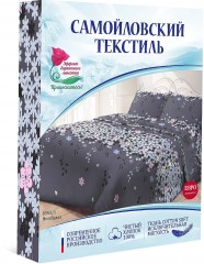 Комплект постельного белья «Незабудка» (евро, бязь, 2 наволочки 50х70) - Фото 1