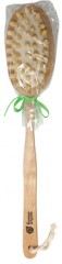 Щетка деревянная двусторонняя с массажером (41 см) - Фото 1