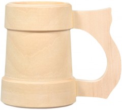 Кружка точёная (0,5 л) - Фото 1