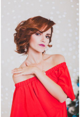 Серьги «Капля с ромбом» - Фото 2