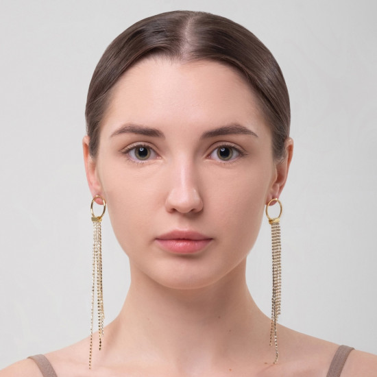 Серьги «Голливуд»