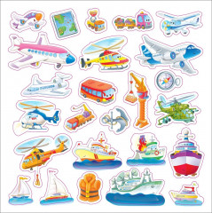 Транспорт. Книга с липучками - Фото 4