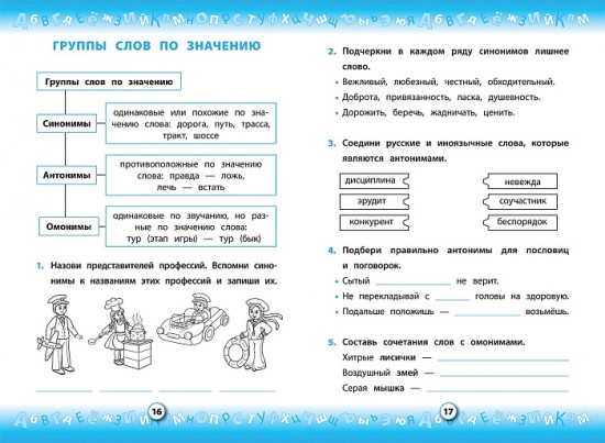 Тренажер по русскому языку. 2 класс