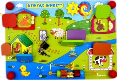 Бизиборд «Кто где живет?» - Фото 1