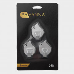 Набор крючков самоклеящихся «Листики» - Фото 6