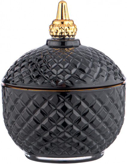 Емкость для хранения с крышкой «Charm black»