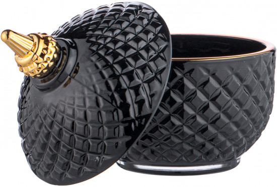Емкость для хранения с крышкой «Charm black»