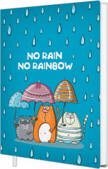 Блокнот «No rain no rainbow» - Фото 3