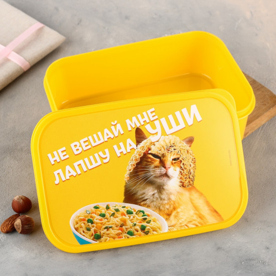 Ланч-бокс «Не вешай лапшу на уши»
