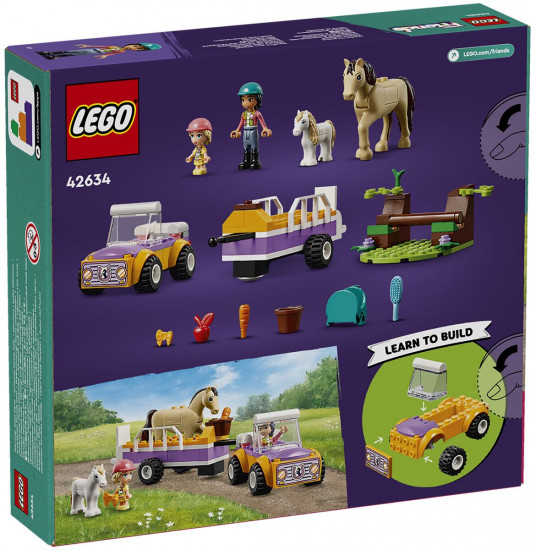 Конструктор LEGO® 42634 Прицеп для лошадей и пони
