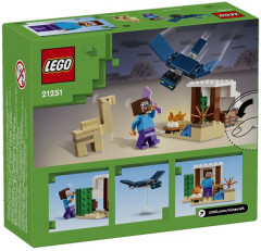 Конструктор Minecraft 21251 Экспедиция Стива в пустыню. Steve's Desert Expedition - Фото 3