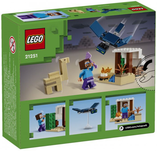 Конструктор LEGO® 21251 Экспедиция Стива в пустыню