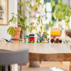 Конструктор Jurassic World 76963 Центр спасения детенышей динозавров. Baby Dinosaur Rescue Center - Фото 8