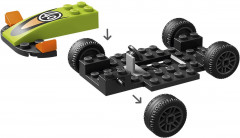 Конструктор City 60399 Зеленый гоночный автомобиль Green Race Car - Фото 10