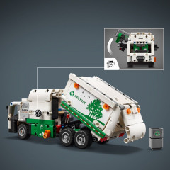 Конструктор Technic 42167 Электрический мусоровоз Mack LR. Mack LR Electric Garbage Truck - Фото 12