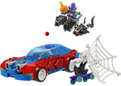Конструктор Marvel 76279 Гоночная машина. Spider-Man Race Car and Venom Green Goblin - Фото 1