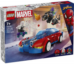 Конструктор Marvel 76279 Гоночная машина. Spider-Man Race Car and Venom Green Goblin - Фото 2
