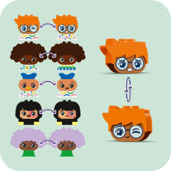 Конструктор Duplo 10423 Человечки с эмоциями. Buildable People with Big Emotions - Фото 8