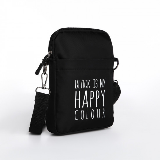 Сумка молодежная «Black is my happy color»