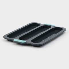 Форма для выпечки силиконовая с перфорацией «Багет» - Фото 2