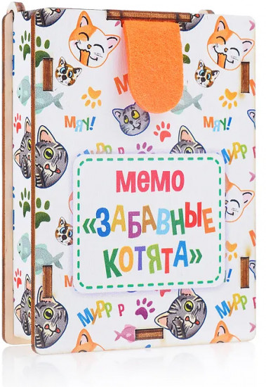 Игра настольная «Мемо. Забавные котята»