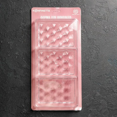 Форма для шоколада и конфет «Плитка шоколада» - Фото 3