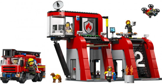 Конструктор LEGO® 60414 Пожарная часть с пожарной машиной