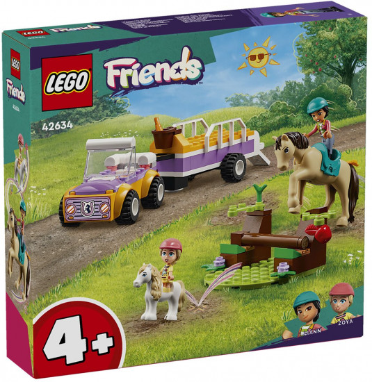 Конструктор LEGO® 42634 Прицеп для лошадей и пони