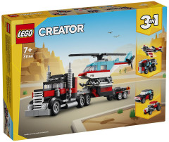 Конструктор Creator 31146 Бортовой грузовик с вертолетом. Flatbed Truck with Helicopter - Фото 2