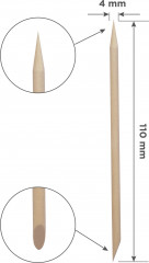 Набор палочек для кутикулы апельсиновых - Фото 1