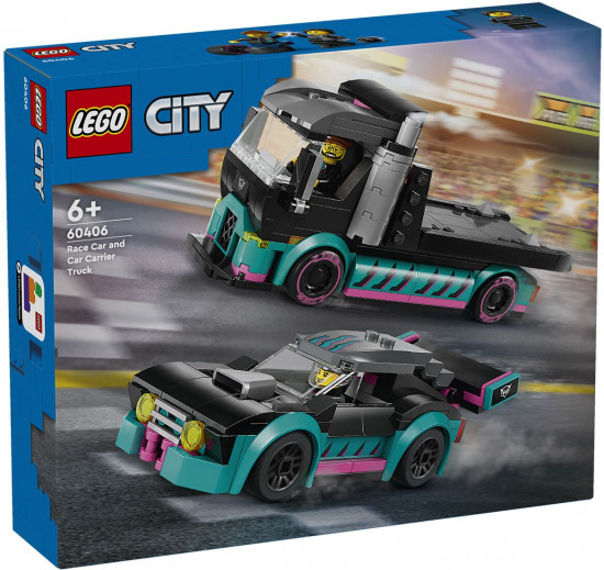 Конструктор LEGO® 60406 Гоночный автомобиль и грузовик-автовоз