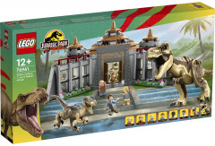 Конструктор Jurassic World 76961 Центр для посетителей: Т-рекс против Раптора. Visitor Center: T. rex & Raptor Attack - Фото 2