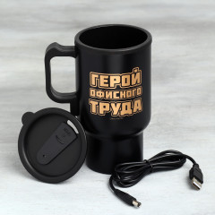 Термокружка с USB «Герой офисного труда» - Фото 1