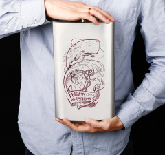 Фляжка «Рыбачу по-крупному» - Фото 1