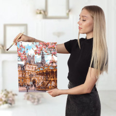 Картина по номерам «Весенний парк» - Фото 5