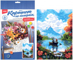 Картина по номерам «Озеро в горах» - Фото 1