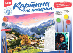 Картина по номерам «Девушка с пантерой» - Фото 2