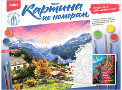 Картина по номерам «Лестница в цветах» - Фото 1