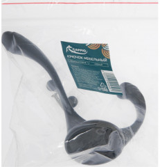 Крючок мебельный двухрожковый «Rarity» - Фото 1