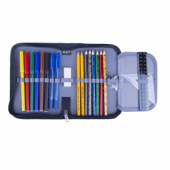 Пенал «Hot Wheels Super Car», тип F, с наполнением, синий - Фото 1